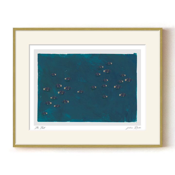 "The Fish" Framed Matted Print Wall Art by ChiChi Décor