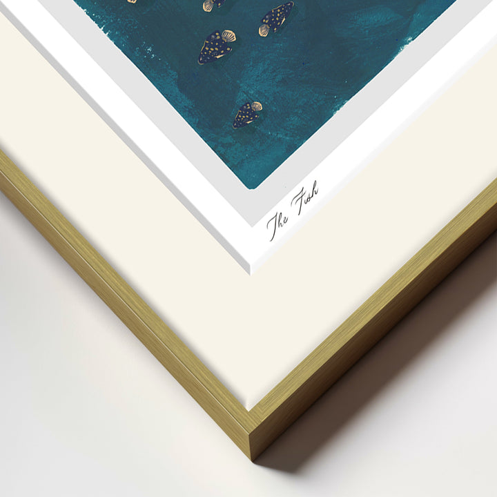 "The Fish" Framed Matted Print Wall Art by ChiChi Décor