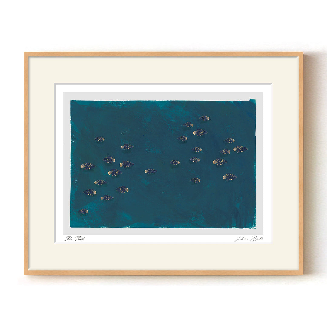 "The Fish" Framed Matted Print Wall Art by ChiChi Décor