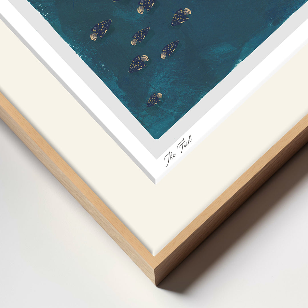 "The Fish" Framed Matted Print Wall Art by ChiChi Décor