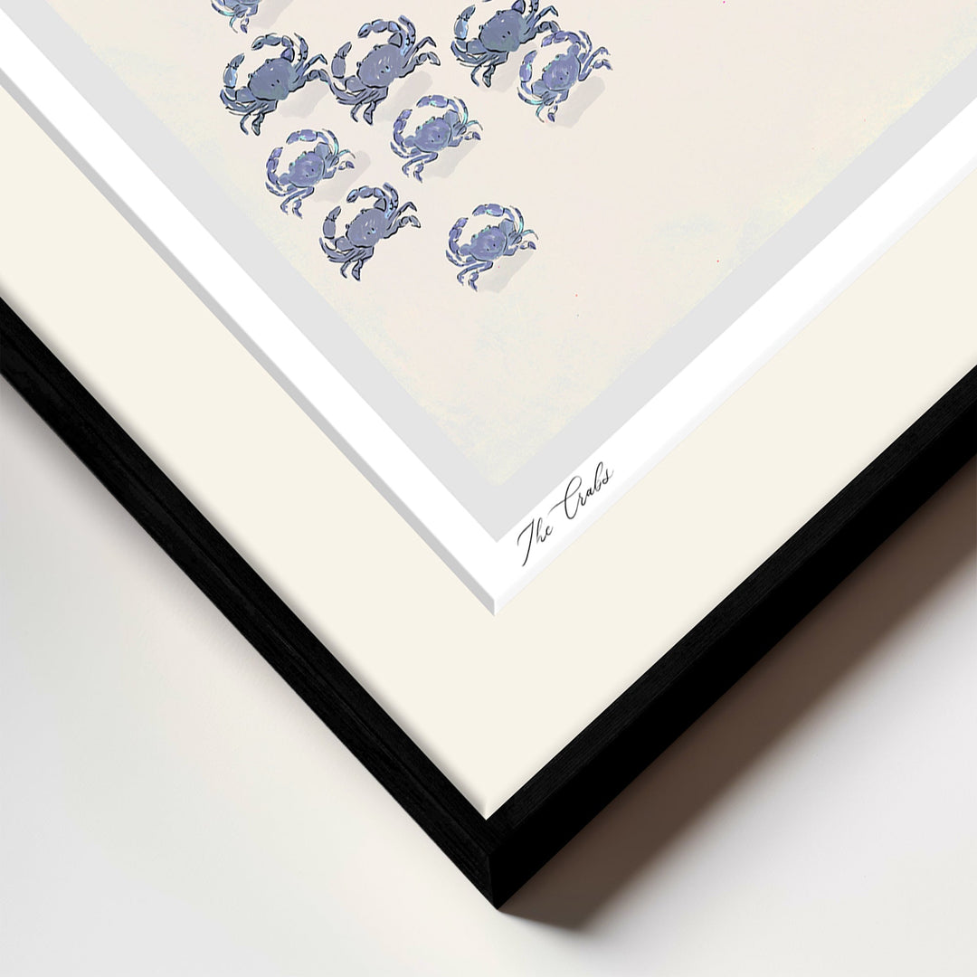 "The Crabs" Framed Matted Print Wall Art by ChiChi Décor