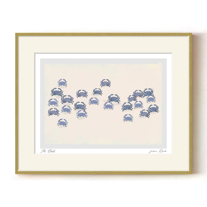 "The Crabs" Framed Matted Print Wall Art by ChiChi Décor