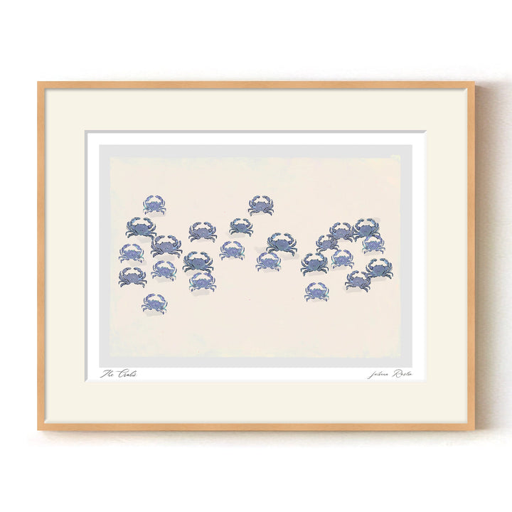 "The Crabs" Framed Matted Print Wall Art by ChiChi Décor
