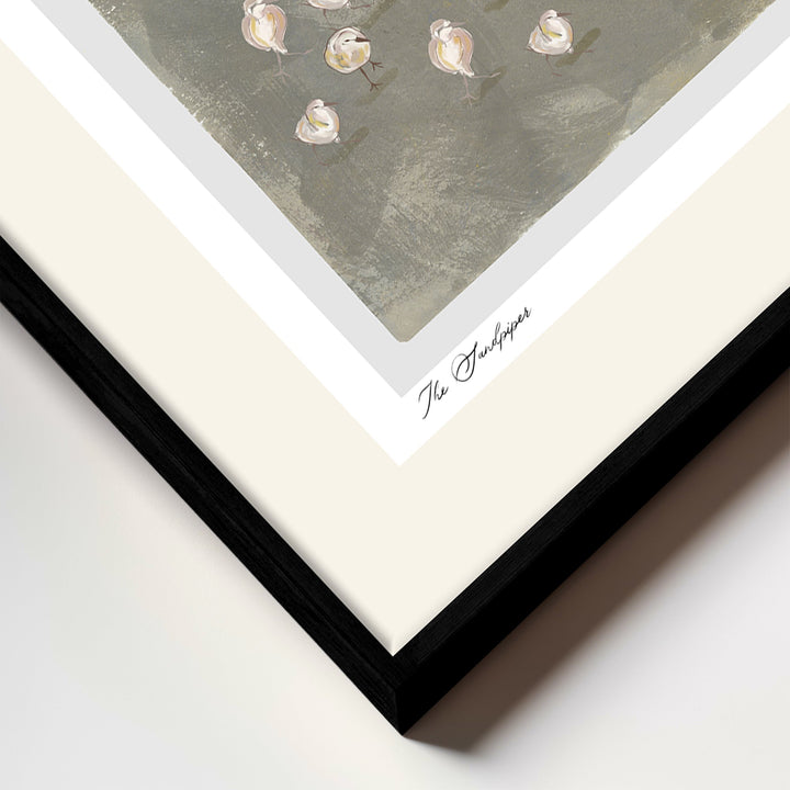 "The Sandpipers" Framed Matted Print Wall Art by ChiChi Décor