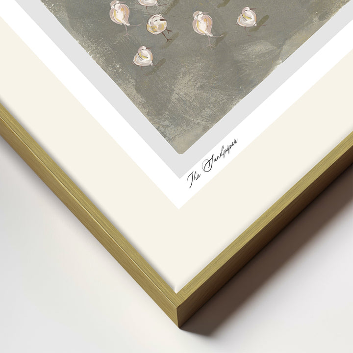 "The Sandpipers" Framed Matted Print Wall Art by ChiChi Décor