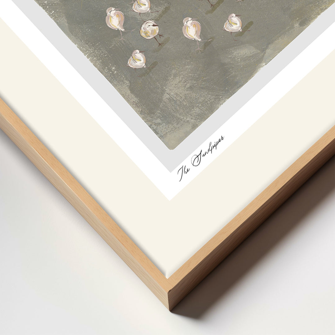 "The Sandpipers" Framed Matted Print Wall Art by ChiChi Décor
