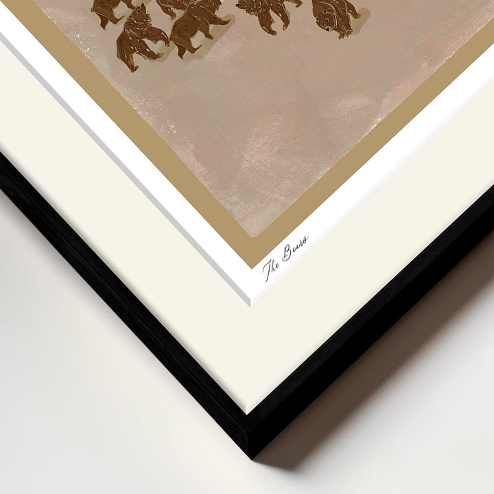 "The Bears" Framed Matted Print Wall Art by ChiChi Décor