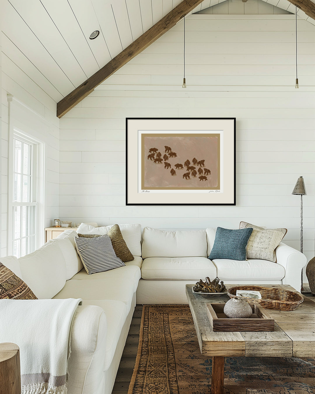 "The Bears" Framed Matted Print Wall Art by ChiChi Décor