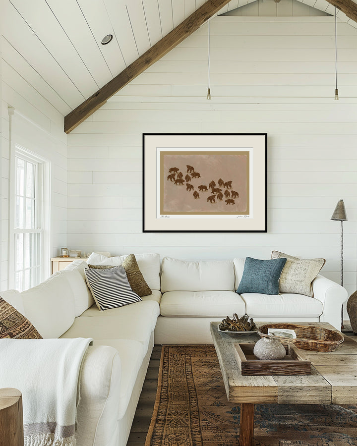 "The Bears" Framed Matted Print Wall Art by ChiChi Décor