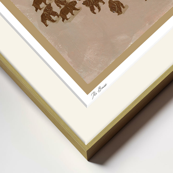 "The Bears" Framed Matted Print Wall Art by ChiChi Décor