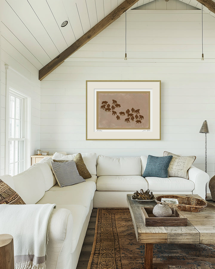 "The Bears" Framed Matted Print Wall Art by ChiChi Décor