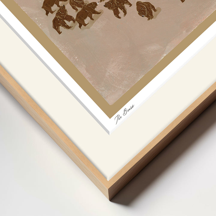 "The Bears" Framed Matted Print Wall Art by ChiChi Décor
