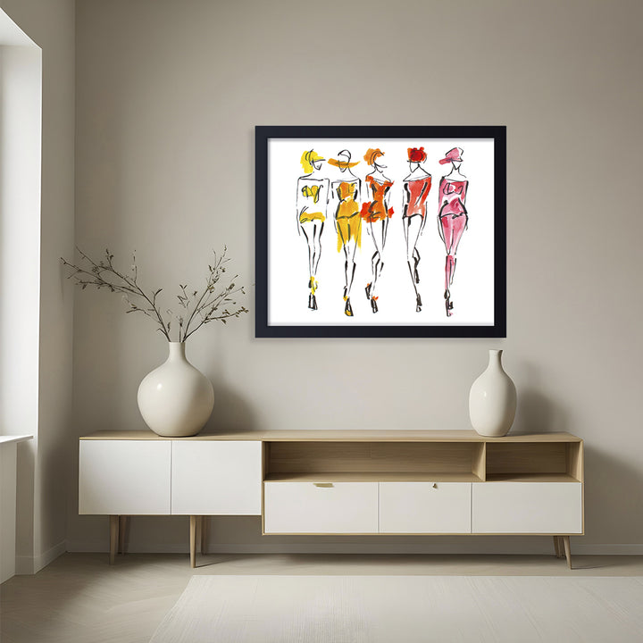 'Tangerine' Framed Print Wall Art