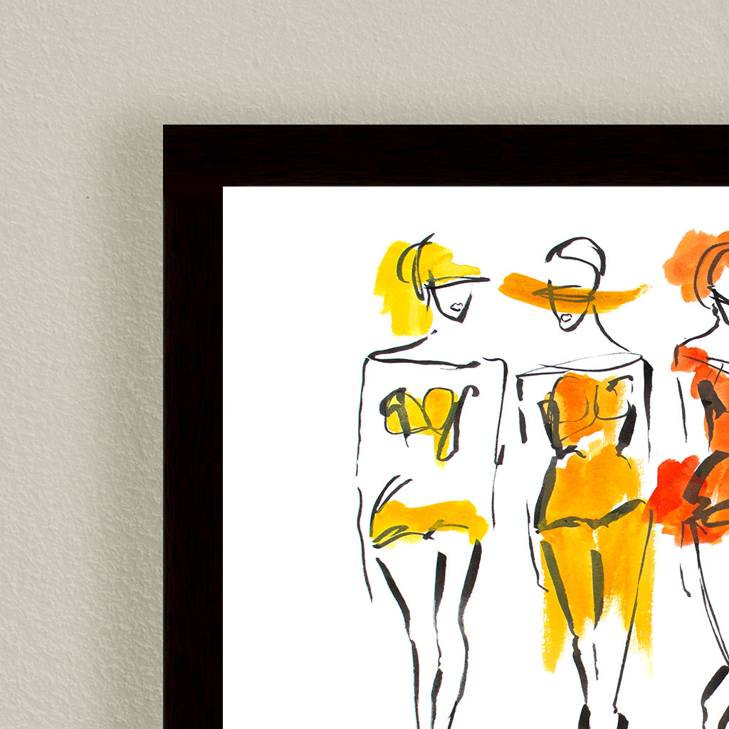 'Tangerine' Framed Print Wall Art
