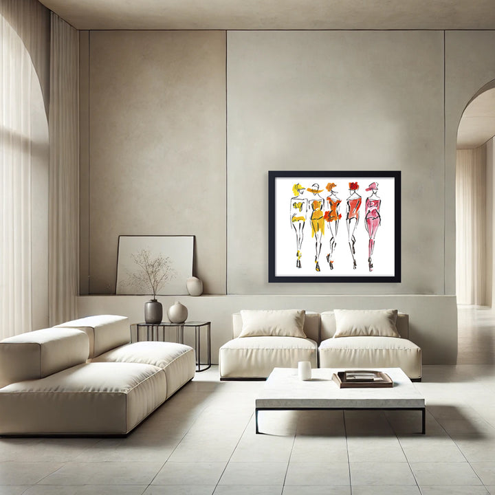 'Tangerine' Framed Print Wall Art
