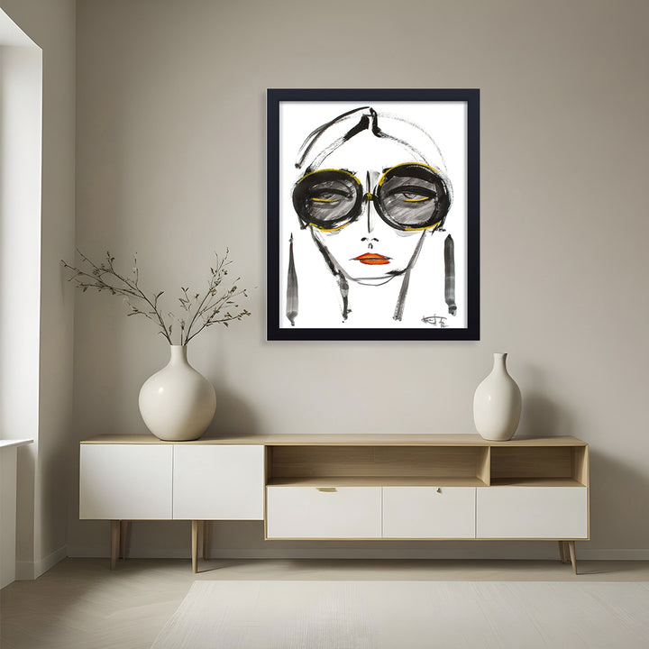 'Not Now' Framed Print Wall Art