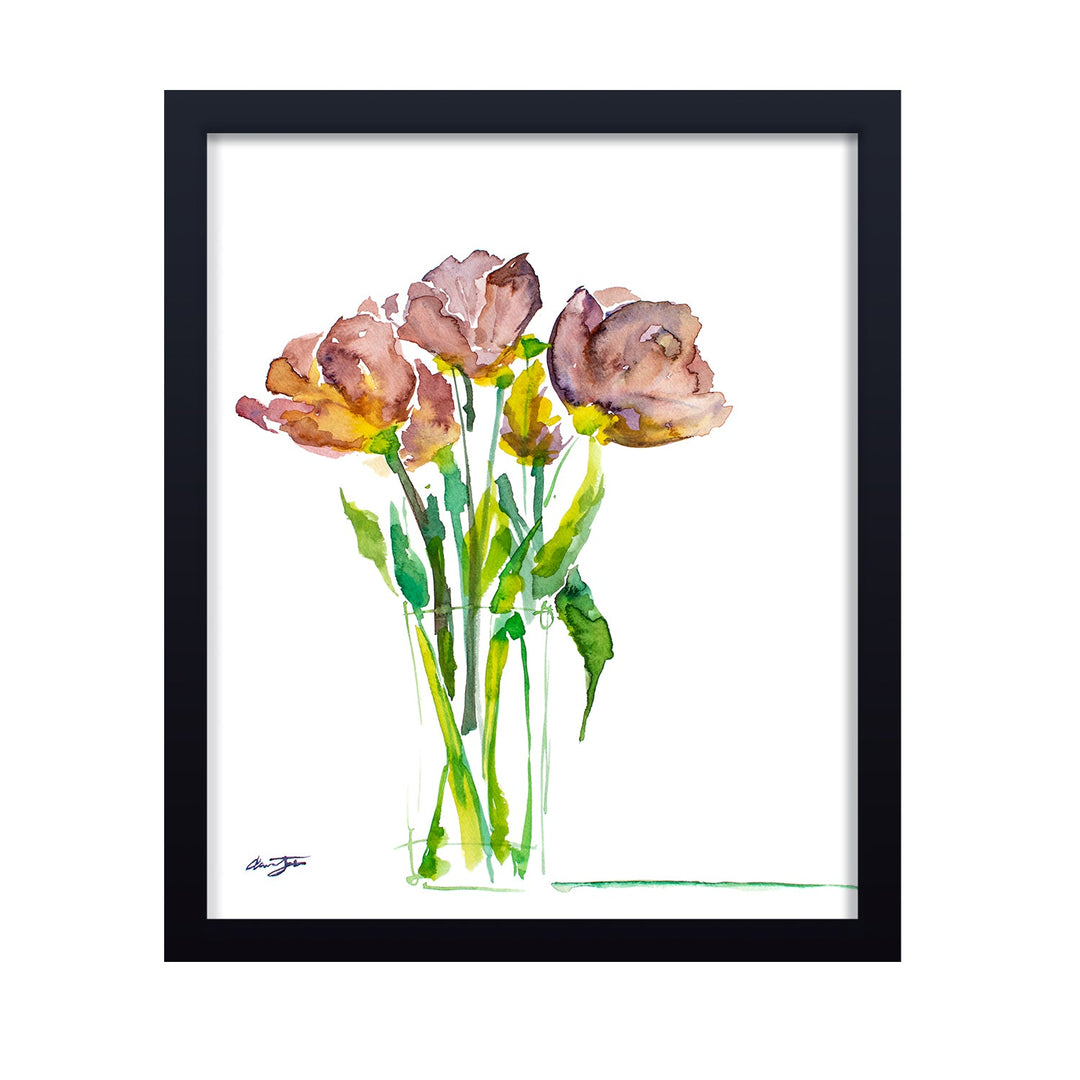 Tulips No.2' Framed Print Wall Art ready to hang wall art