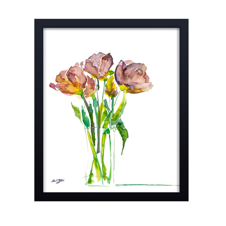 Tulips No.2' Framed Print Wall Art ready to hang wall art