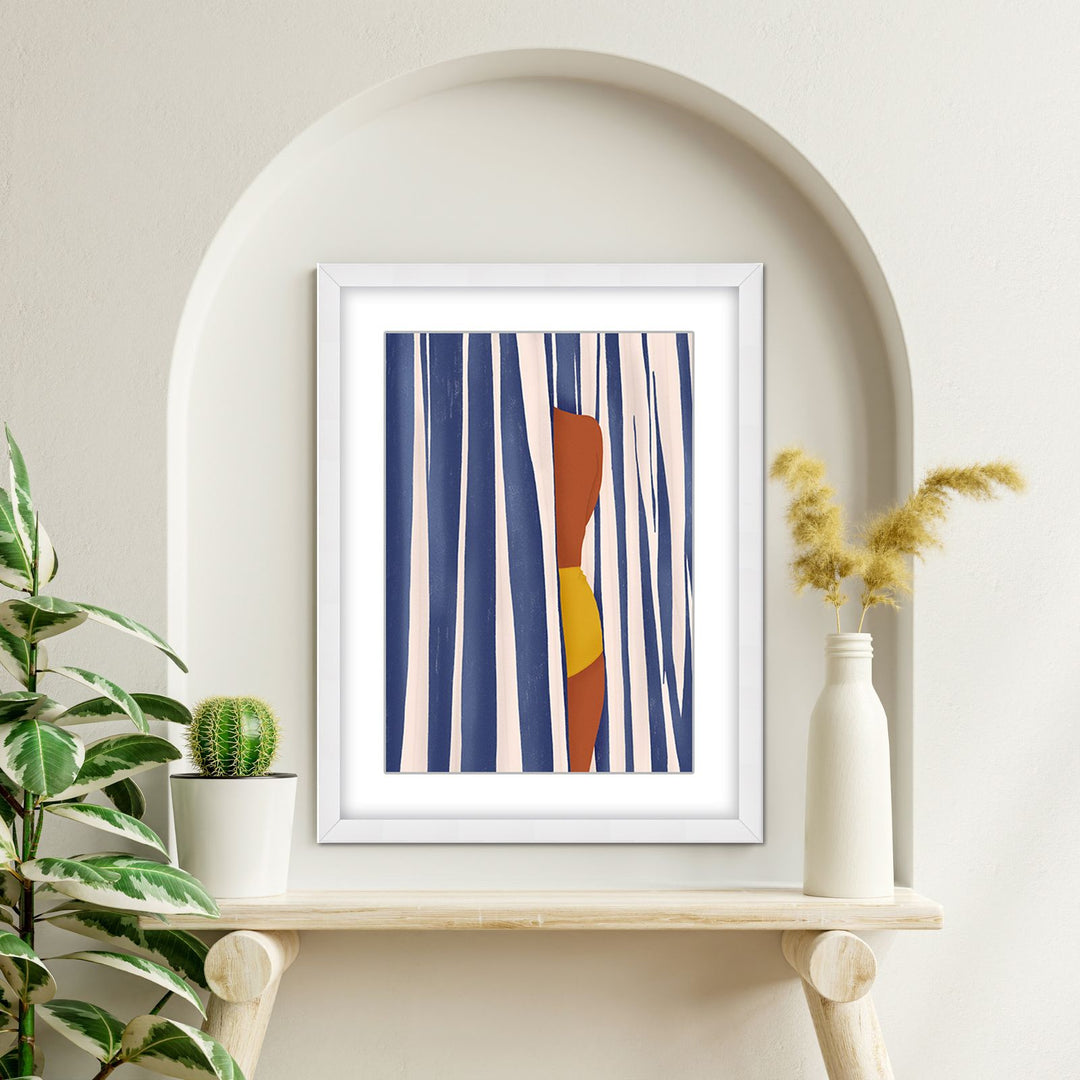"Summer Tan" Framed Matted Print Wall Art