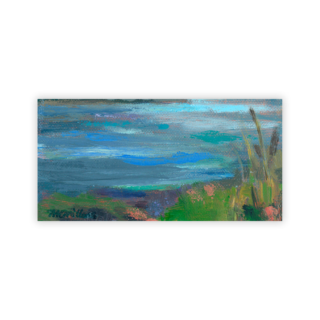 "Coral & Blues" Acrylic Wall Art