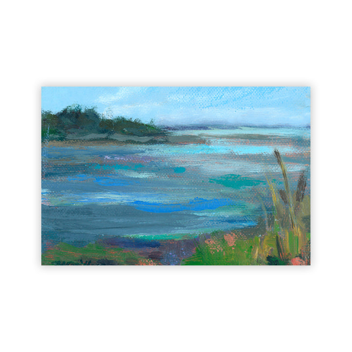 "Coral & Blues" Acrylic Wall Art