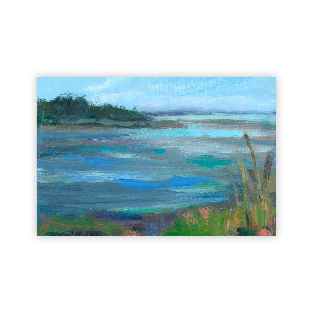 "Coral & Blues" Acrylic Wall Art