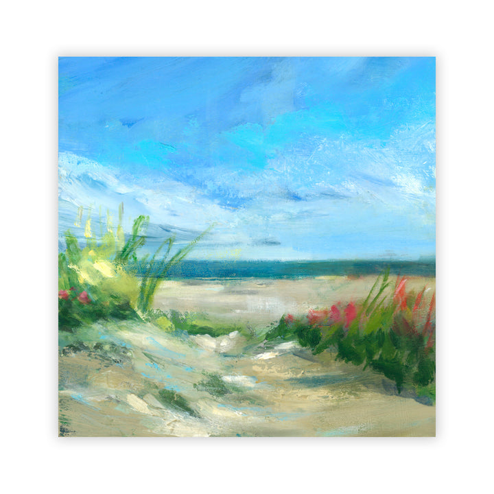 "Flowers & Seagrass" Acrylic Wall Art