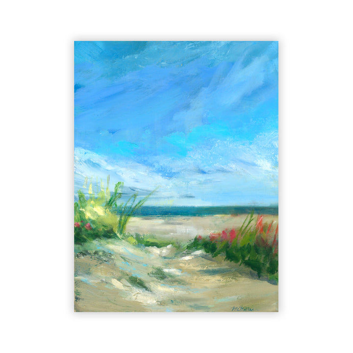 "Flowers & Seagrass" Acrylic Wall Art