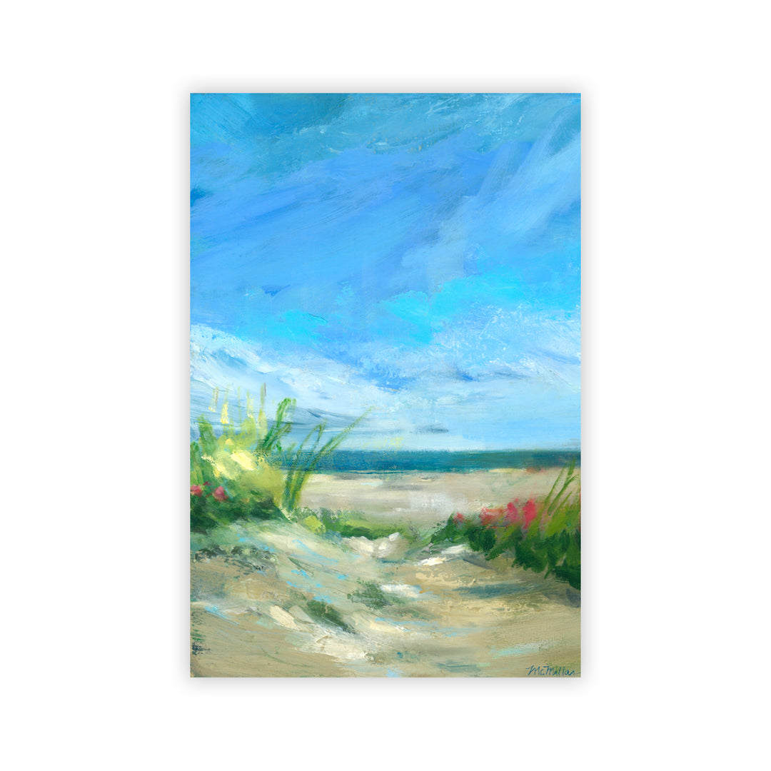 "Flowers & Seagrass" Acrylic Wall Art