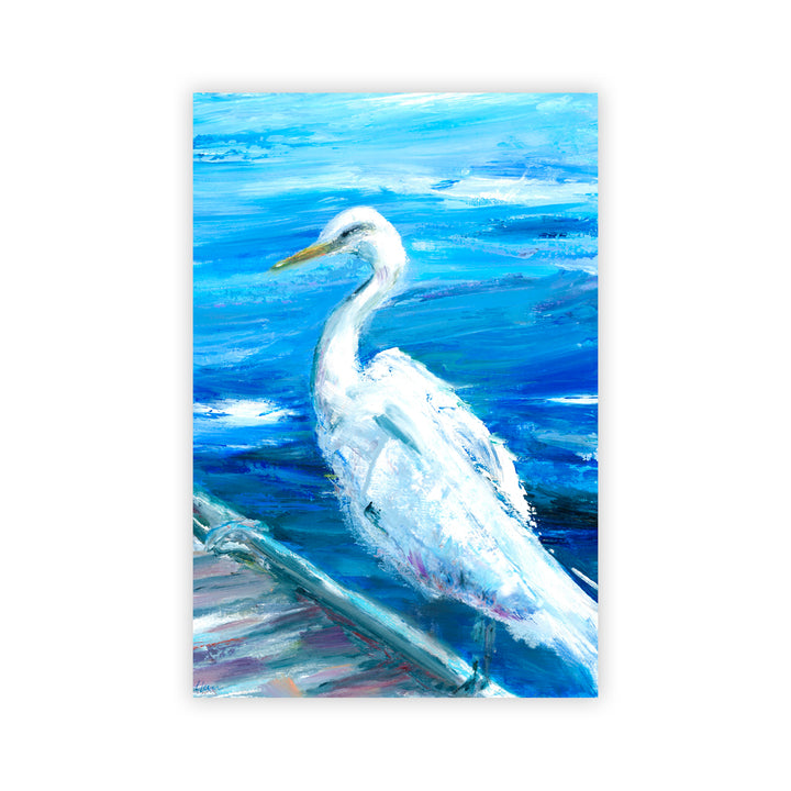 "Heron on Deck" Acrylic Wall Art