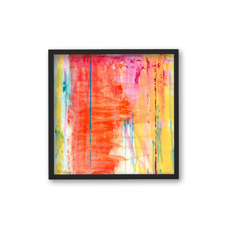 "Translucent Color" Framed Textured Wall Art