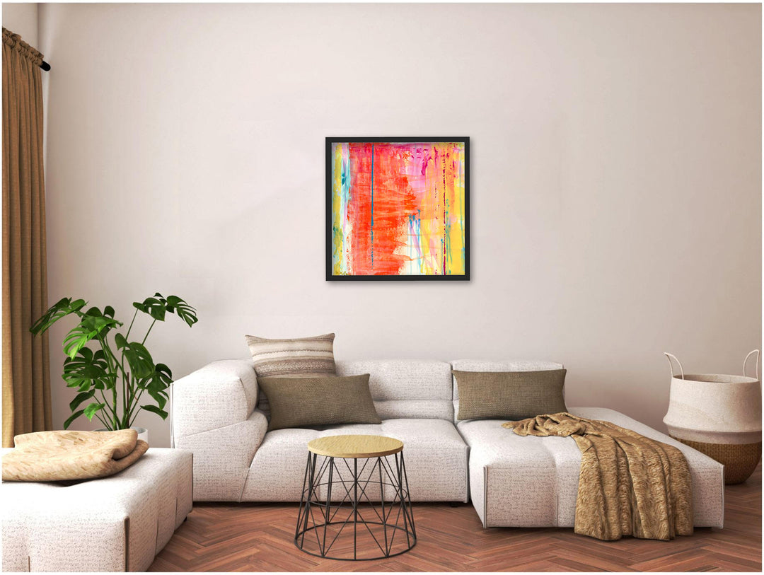 "Translucent Color" Framed Canvas Wall Art