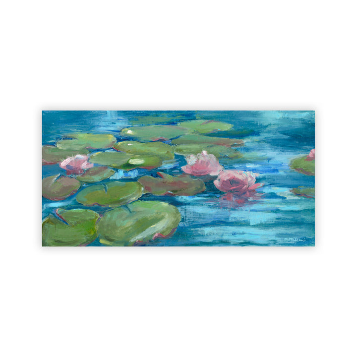 "Green Lily Pond" Acrylic Wall Art