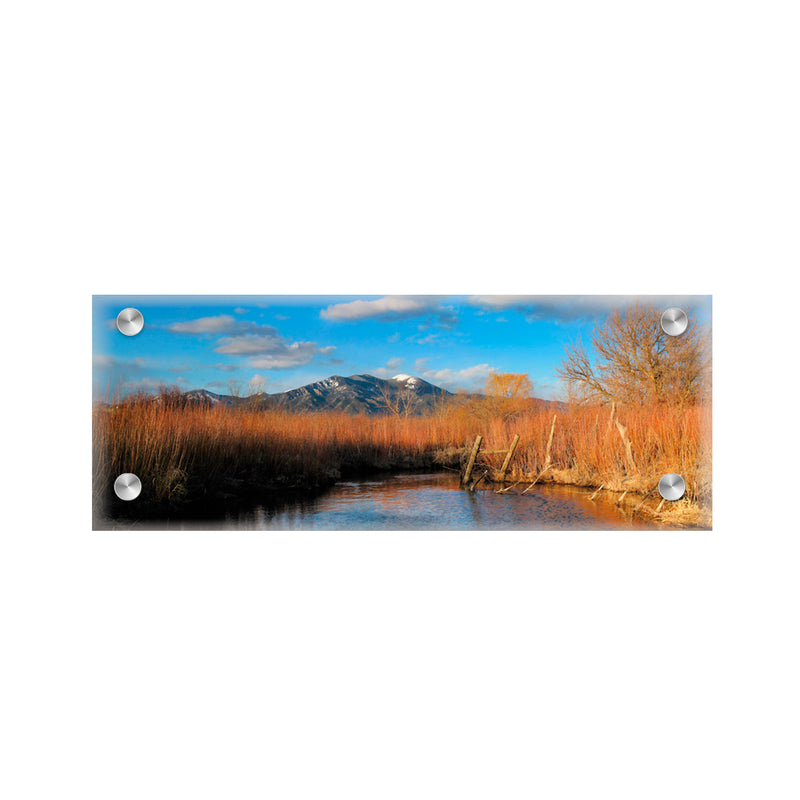 "Ranchitos Pond" Acrylic Wall Art