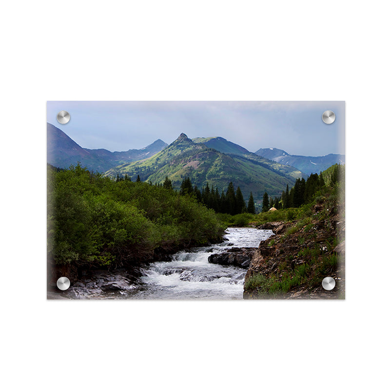 "Slate River" Acrylic Wall Art