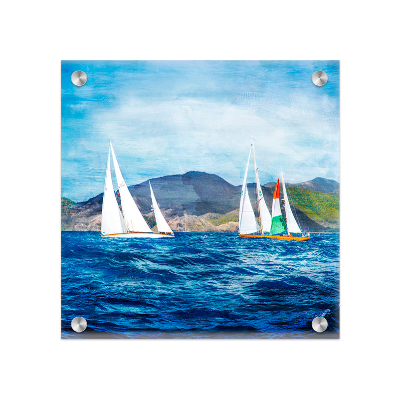 "Off to Sea III" Acyrlic Wall Art