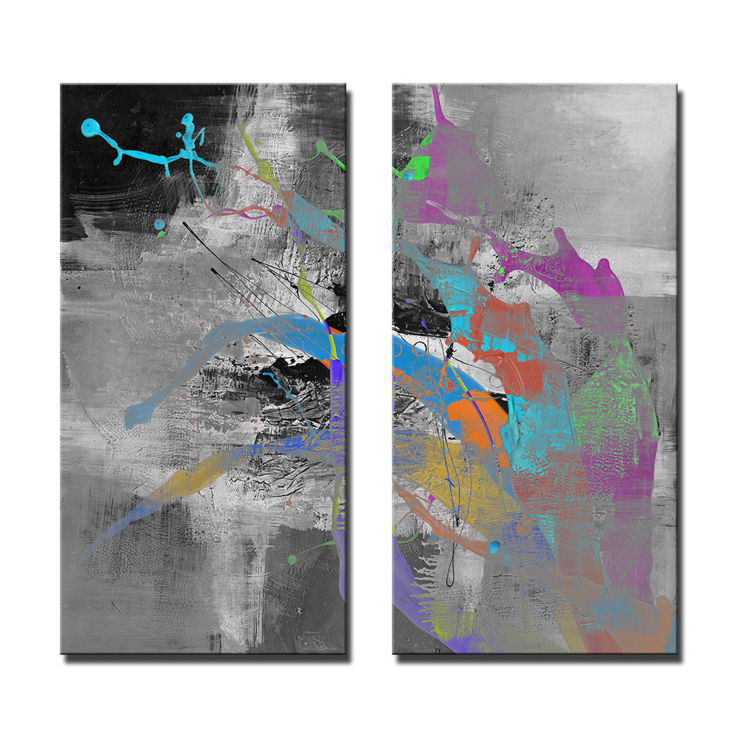 Open box Inkd XXXVIII' Wrapped Canvas Wall Art wall art