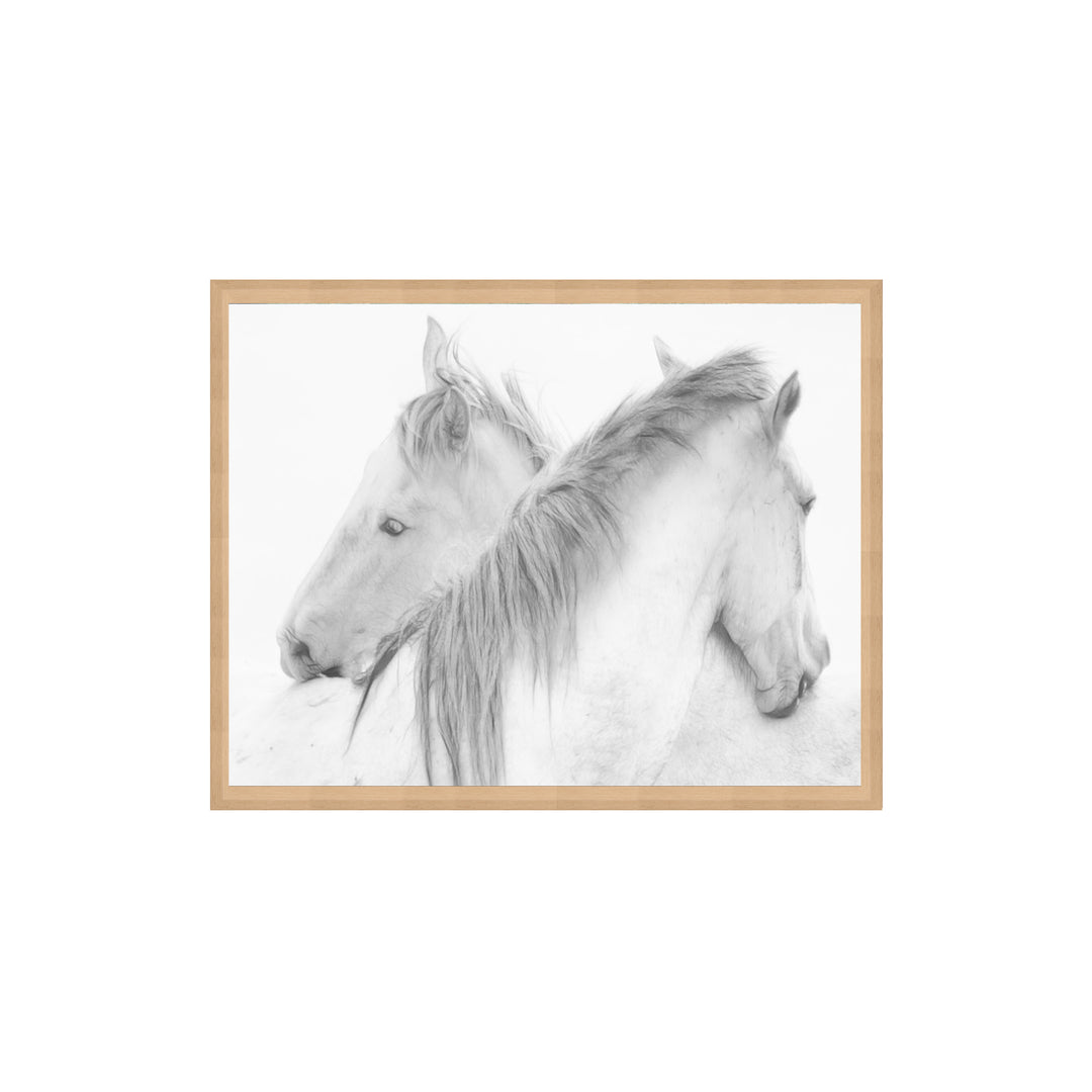 "Horses" Framed Canvas Wall Art
