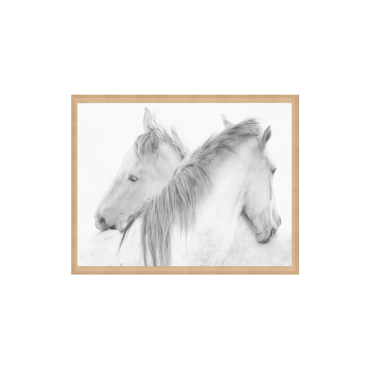 "Horses" Framed Canvas Wall Art