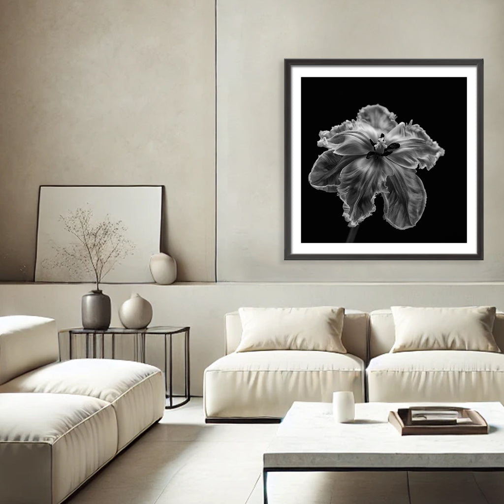 "Parrot Tulip" Framed Print Wall Art