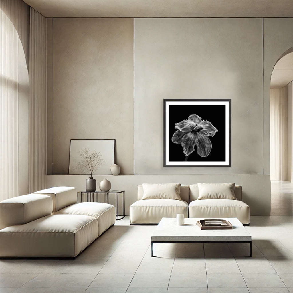 "Parrot Tulip" Framed Print Wall Art
