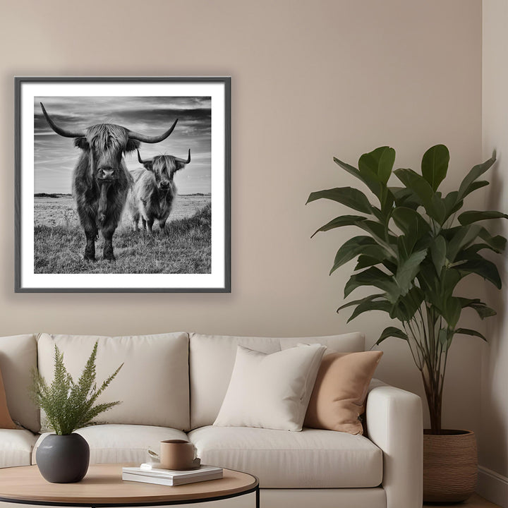 "Highlands" Framed Print Wall Art