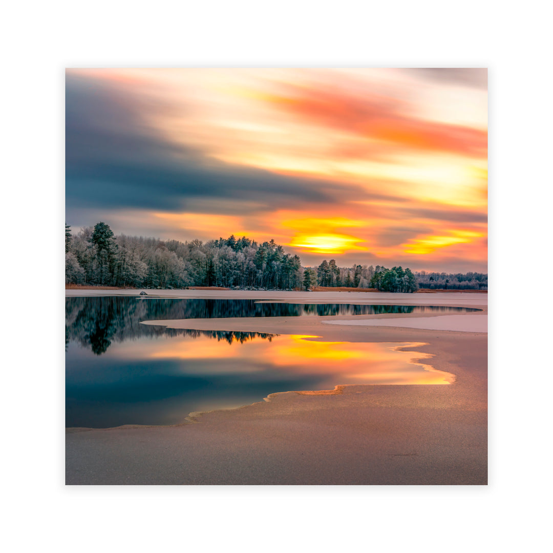 "Sunset Serenity" Acrylic Wall Art