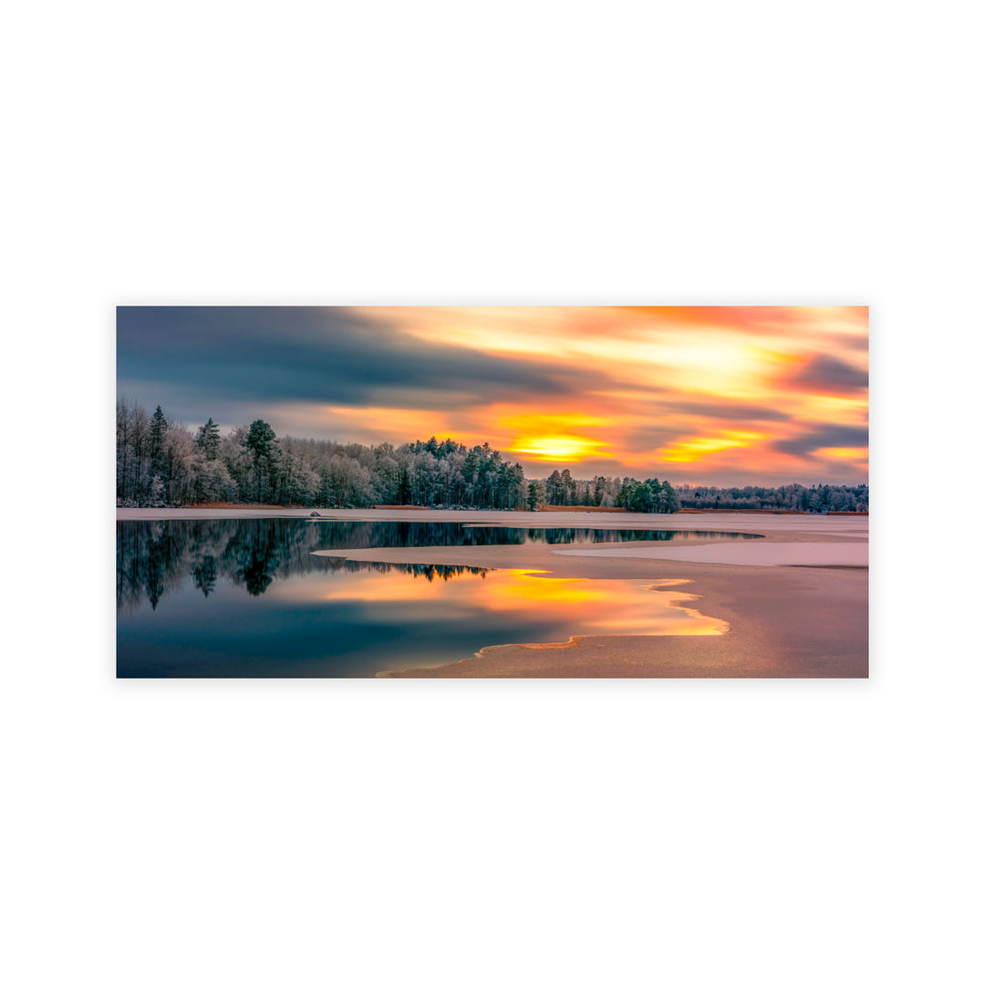 "Sunset Serenity" Acrylic Wall Art