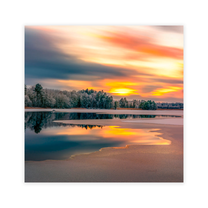 "Sunset Serenity" Acrylic Wall Art