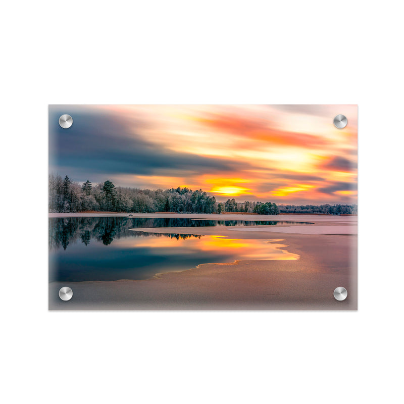 "Sunset Serenity" Acrylic Wall Art