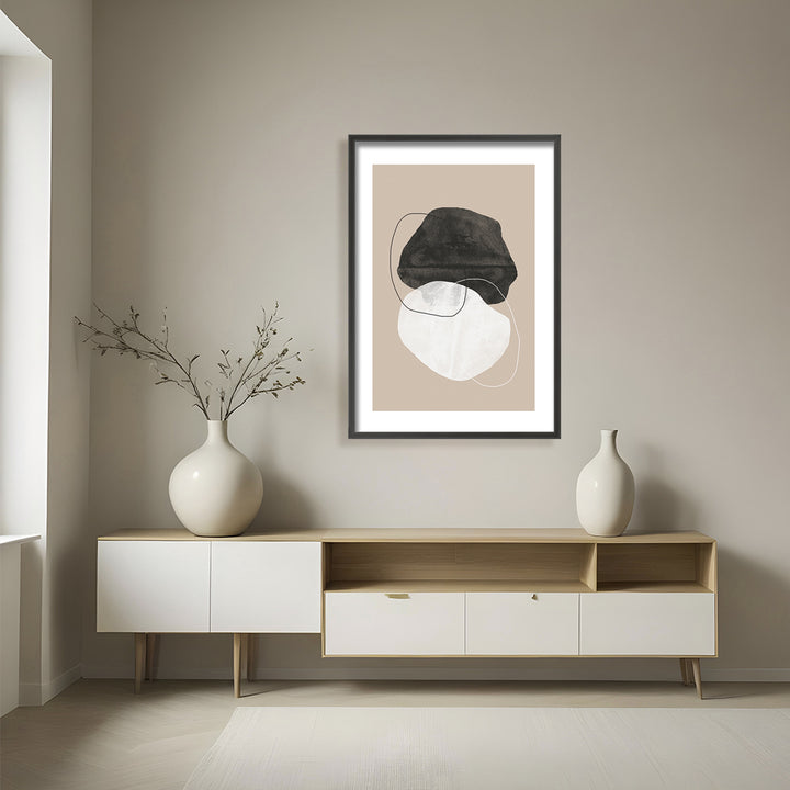 "Cosmic Abstract" Framed Print Wall Art
