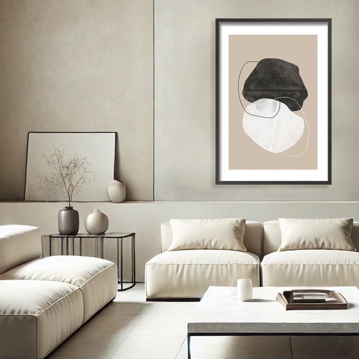 "Cosmic Abstract" Framed Print Wall Art