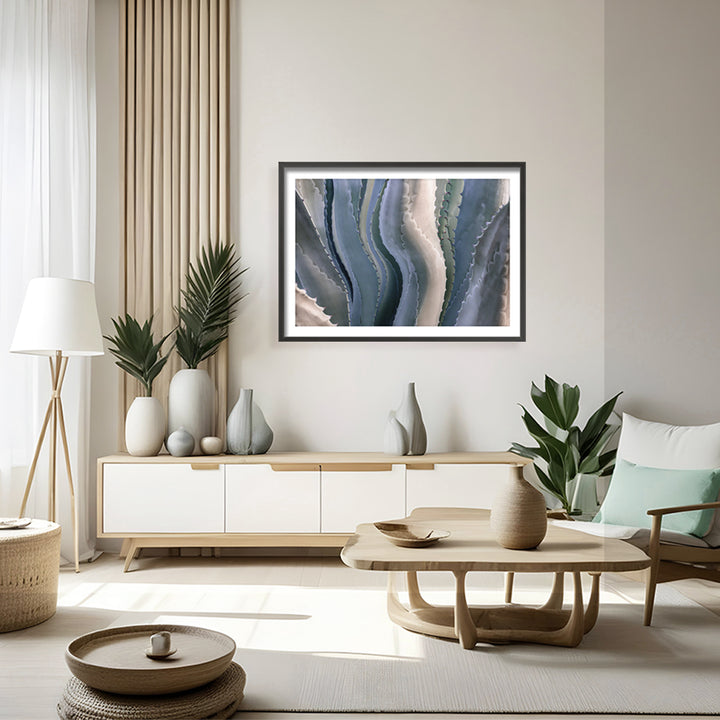 "Sonoma Summertime Roadside Abstract" Framed Print Wall Art