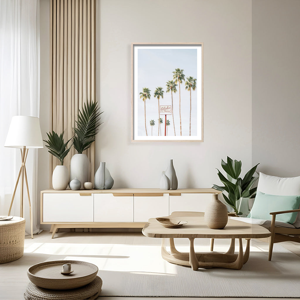"Aloha Hotel" Framed Print Wall Art